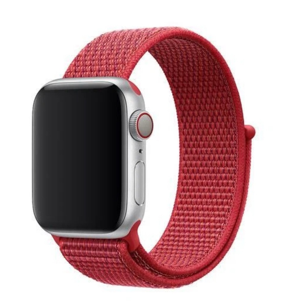 NWT Genuine Apple OEM Red Sport Loop Product Red Watch Band 44MM